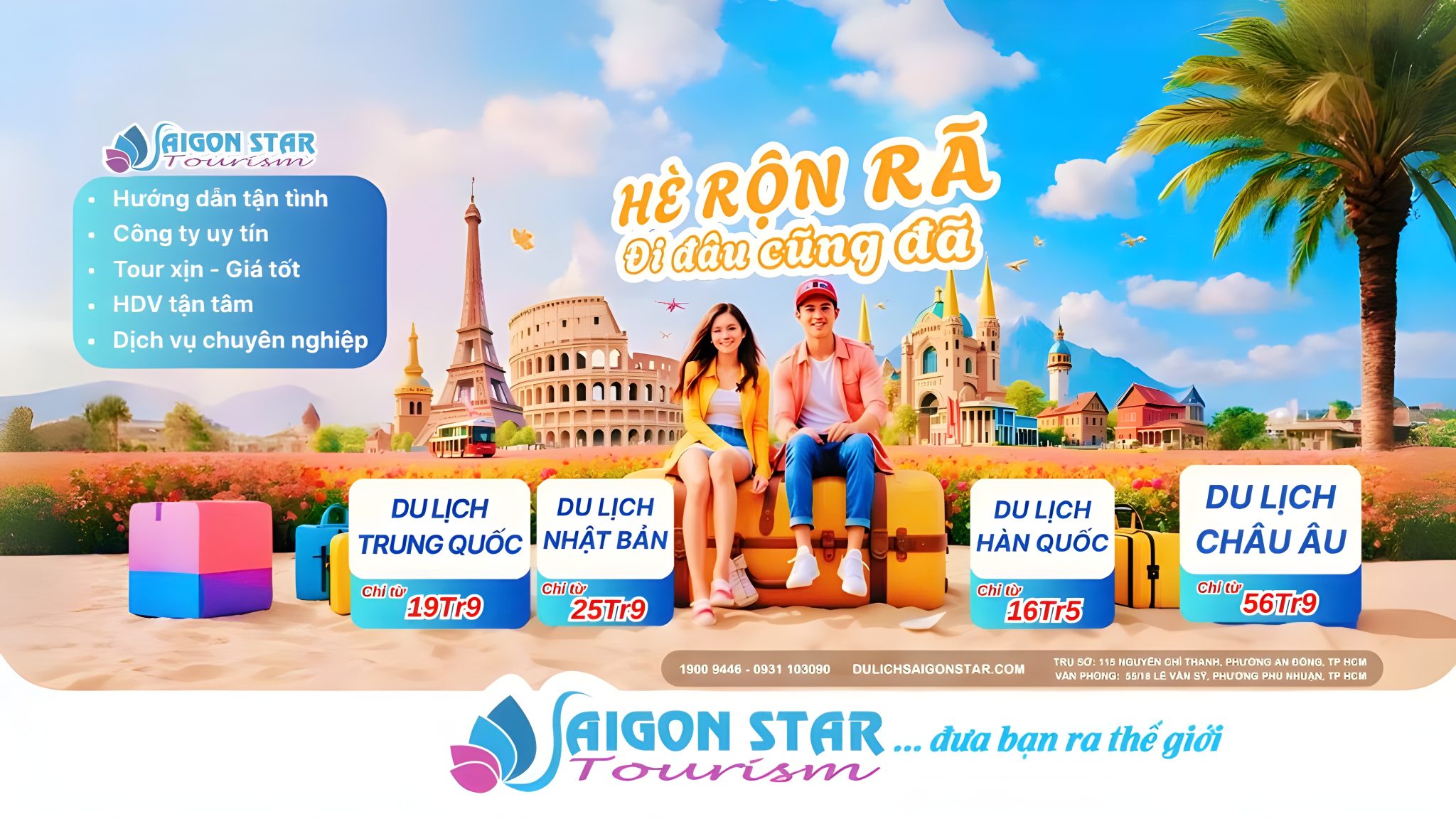 Saigon Star Tourism | Công ty tổ chức tour chuyên nghiệp 1 banner dia chi moi