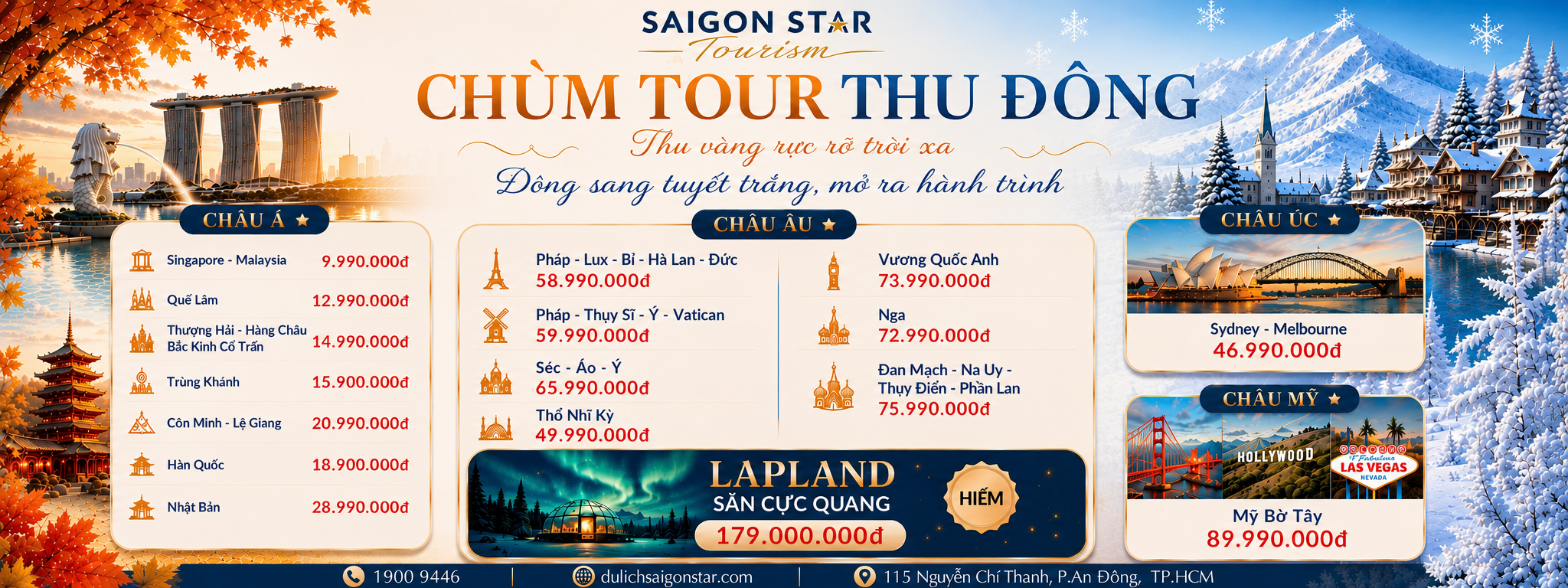 Saigon Star Tourism | Công ty tổ chức tour chuyên nghiệp 2 banner thu dong